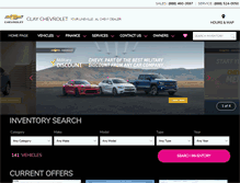 Tablet Screenshot of clayautomotive.net